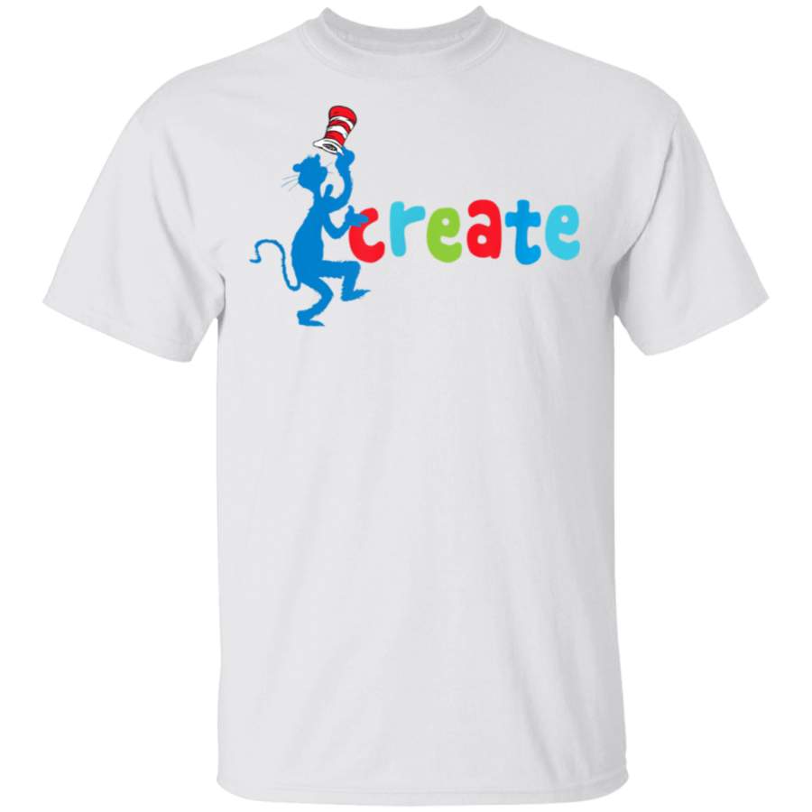 Dr Seuss Create Like The Cat TShirt