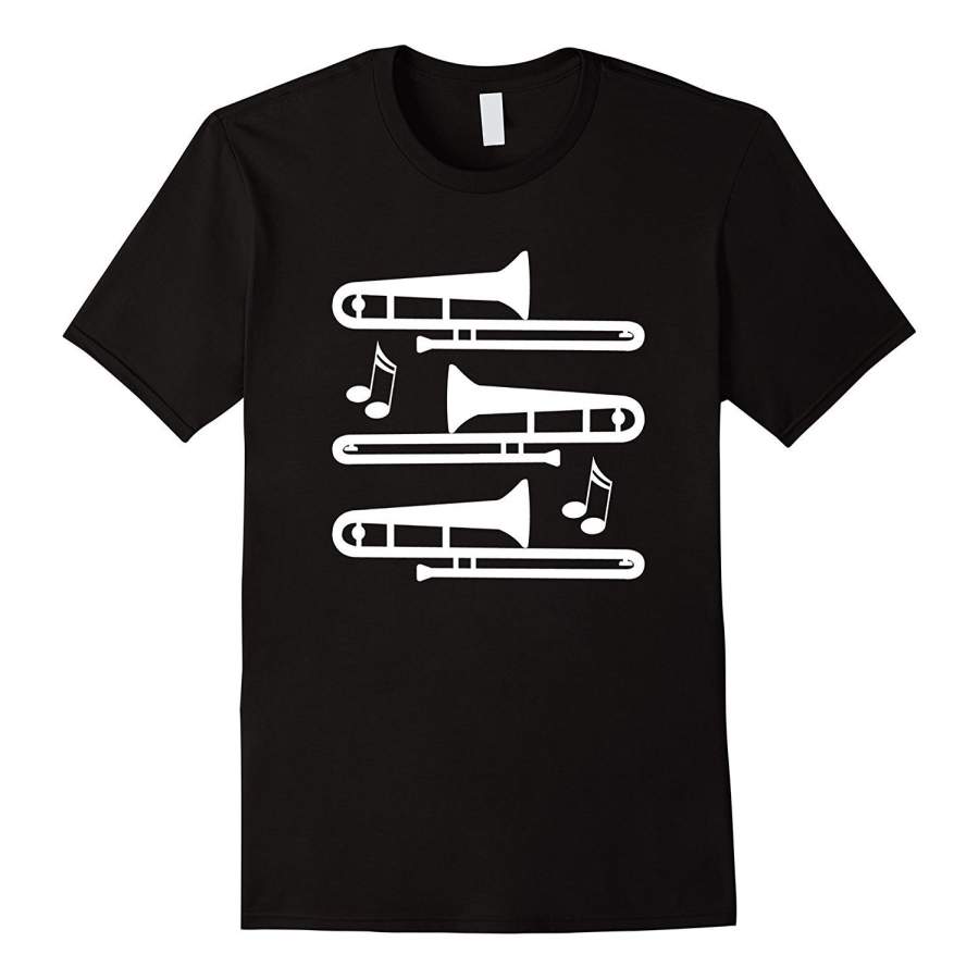 Trombone Player Marching Band T-Shirt Trombonist Gift Men’S Short Sleeve T-Shirt