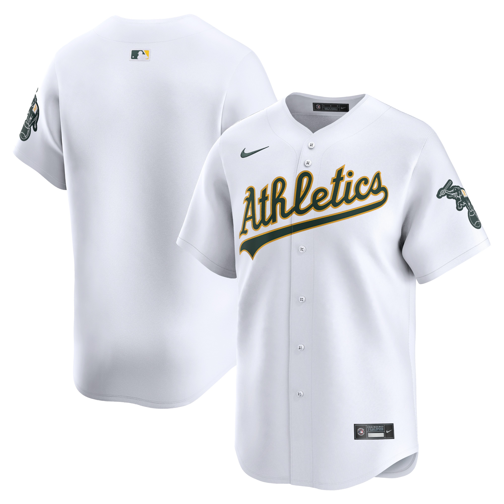 Oakland Athletics Youth Home Limited Jersey – White