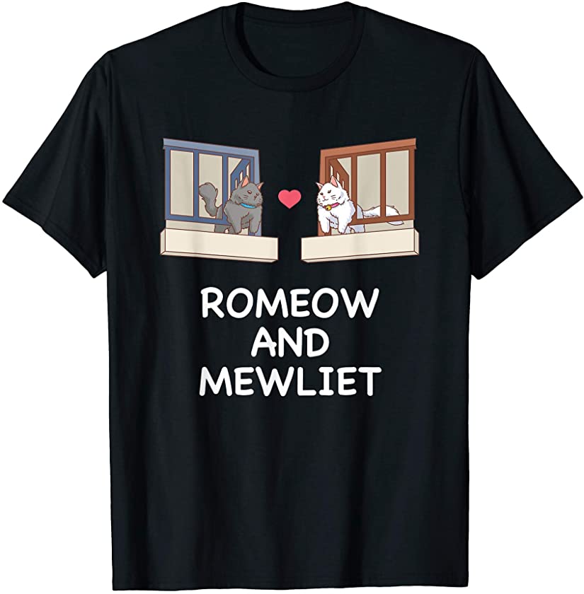 Romeo And Juliet Cat Kitten Animal T-Shirt