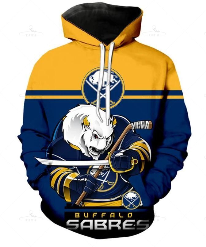 Buffalo Sabres Hoodie 3D Ultra-Cool Long Sleeve Gift S