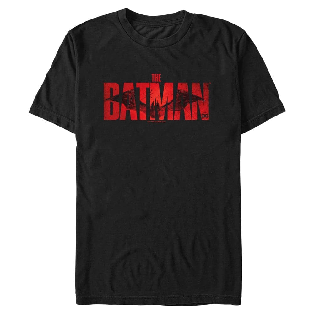 The Batman Red Logoy – The Batman Black T-Shirt