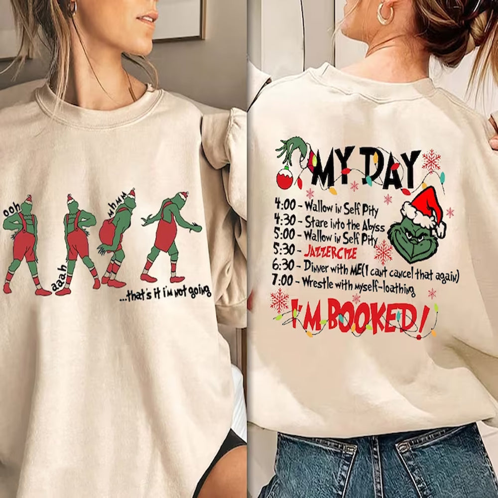 Funny Christmas Sweatshirt 2D Crewneck Sweatshirt All Over Print Sweatshirt For Women Sweatshirt For Men Sws4415