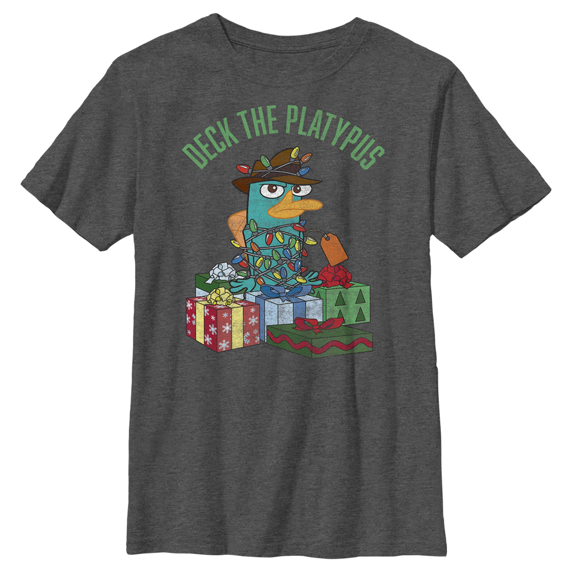 Boy’S Phineas & Ferb Deck The Platypus T-Shirt