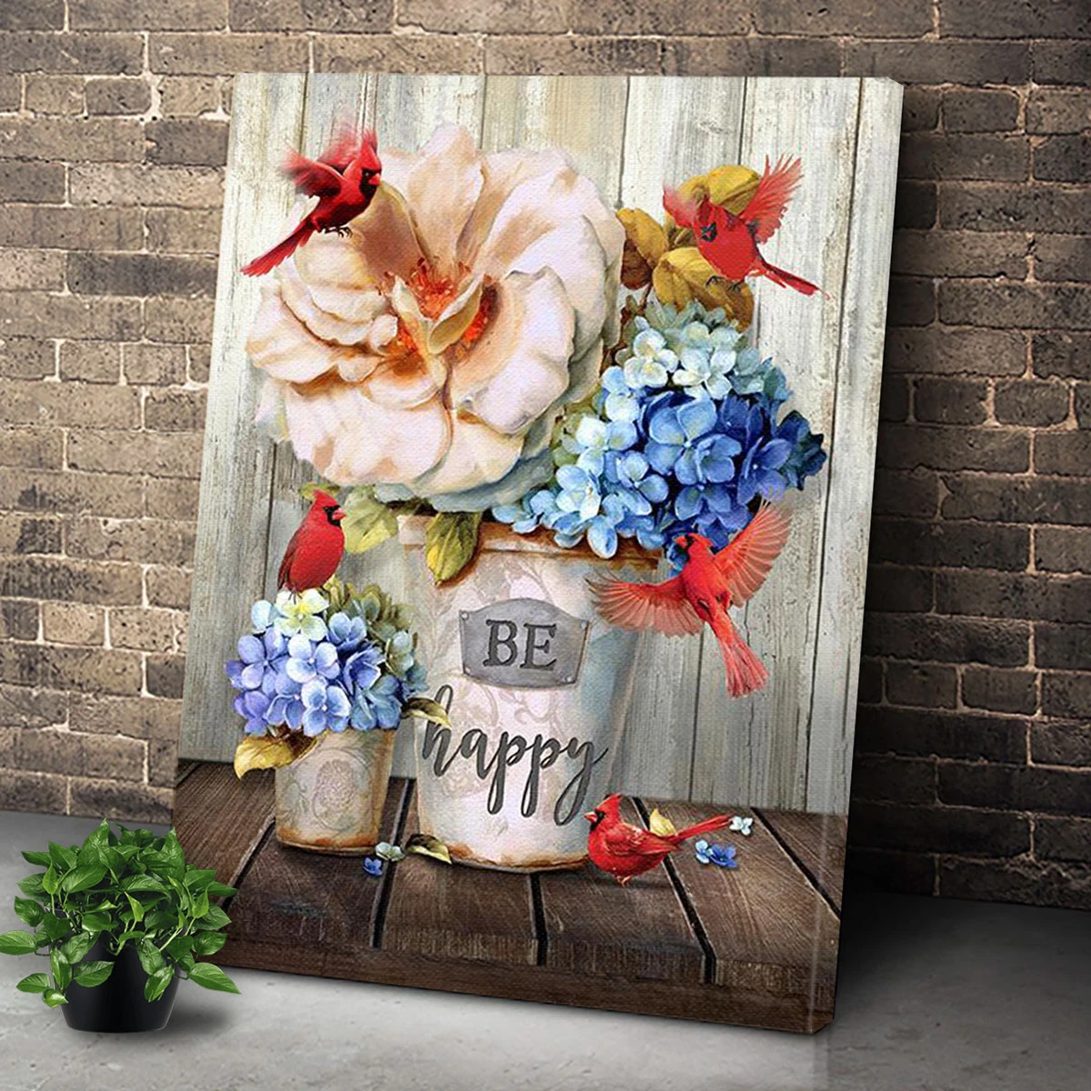 Be Happy – Gift For Home Decor, Best Gift Idea, Gift For Family – Canvas Prints, Matte Canvas