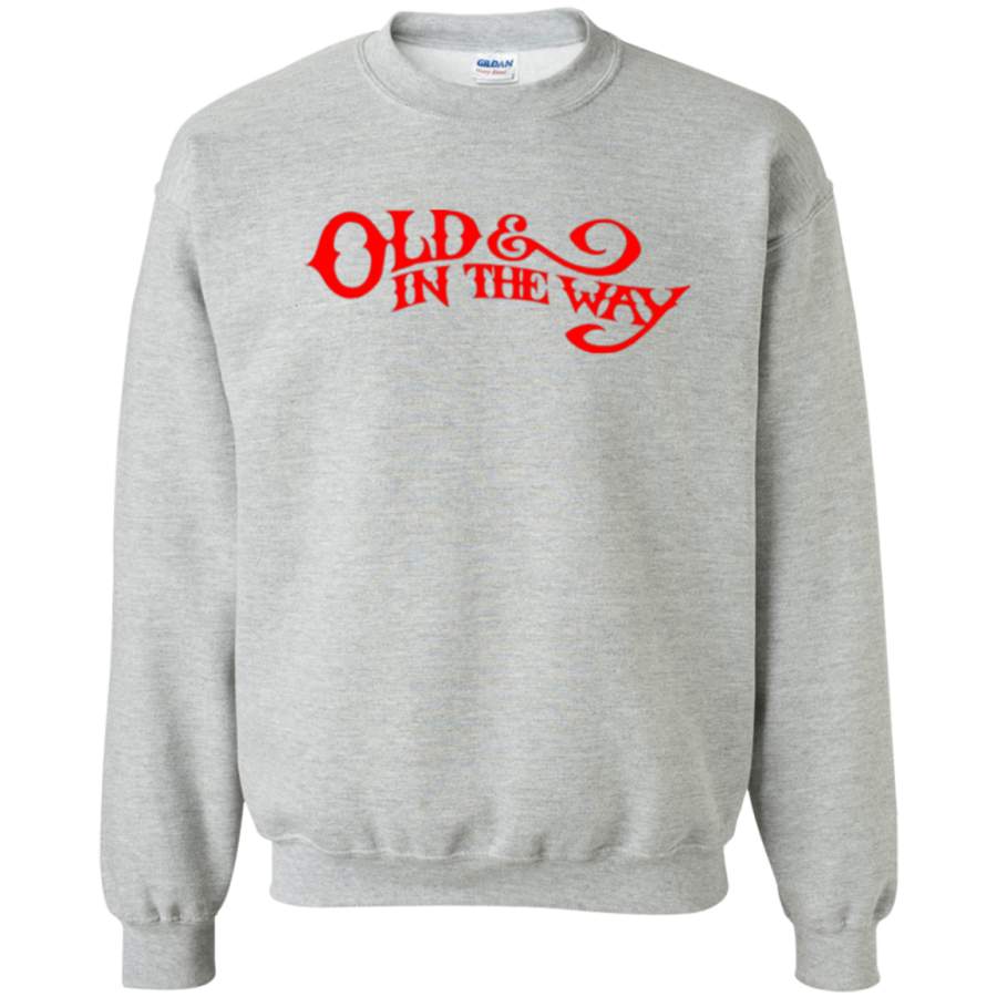 AGR Old and In The Way Jerry Garcia Crewneck Pullover Sweatshirt