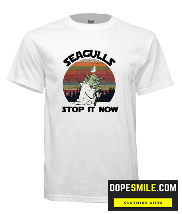 Seaguls Stop it Now cool T Shirt