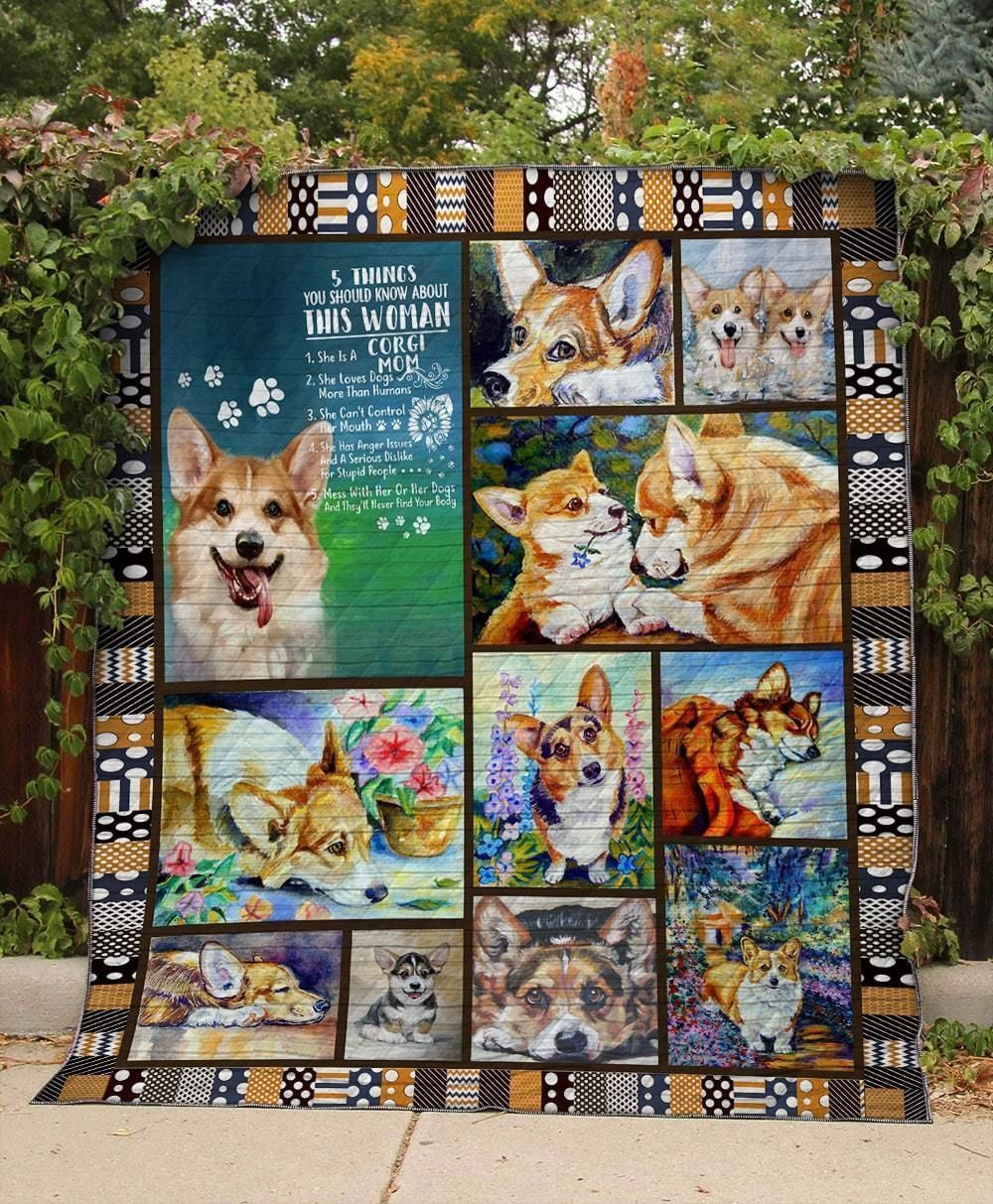 Corgi My Boss LF49 3D Customized Quilt