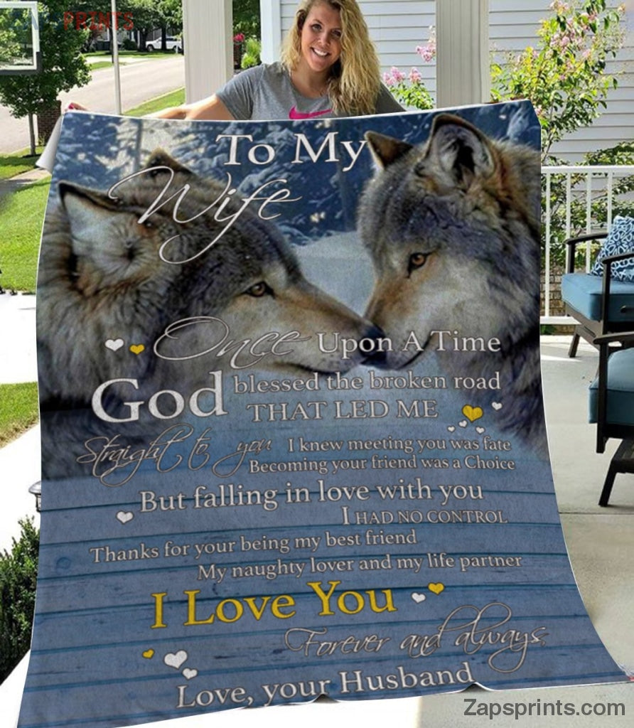 Gift For Wife – To My Wife – Falling In Love With You – Husband Gift To Wife – Blanket