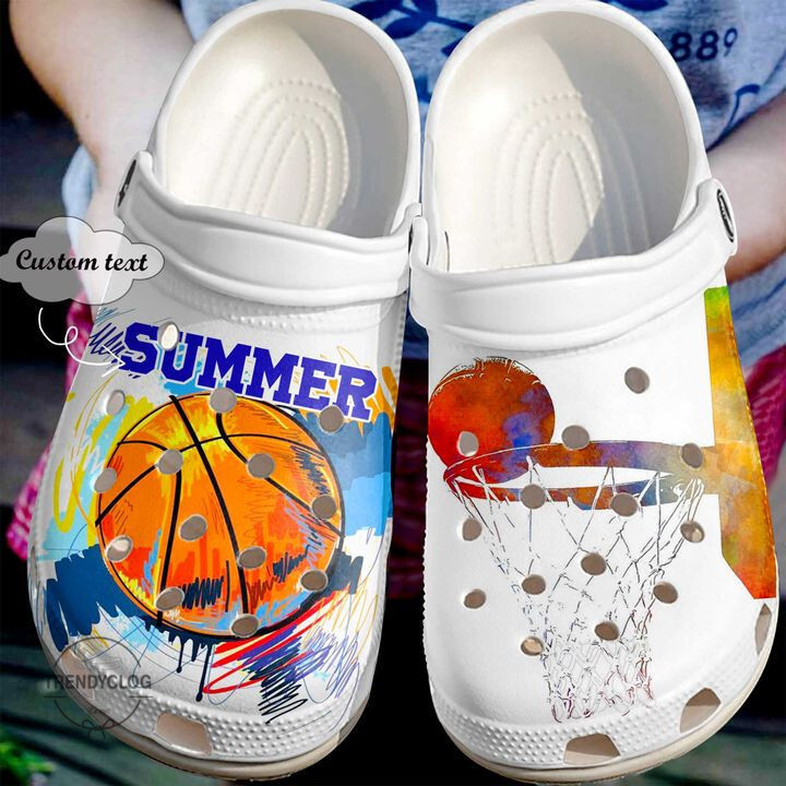 Basketball Basketball Personalized Passion Clog Shoes