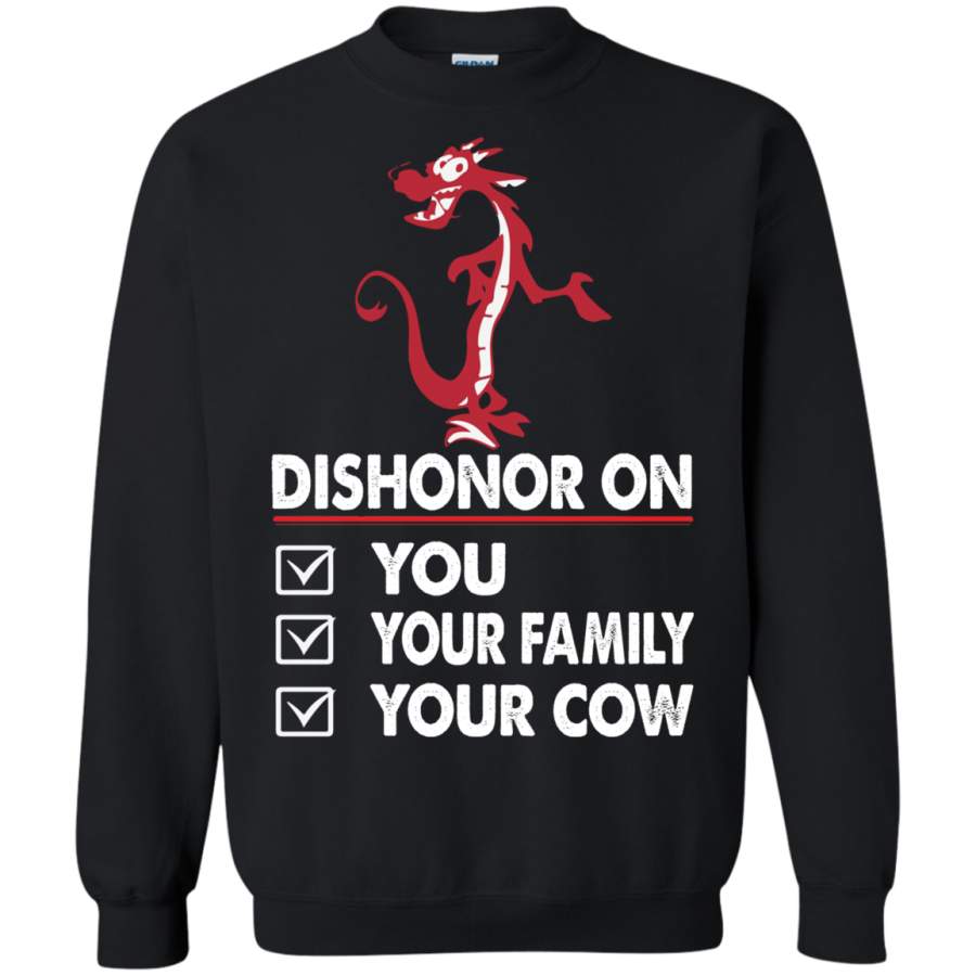 AGR Dishonor On You Your Family Your Cow 1 Sweatshirt