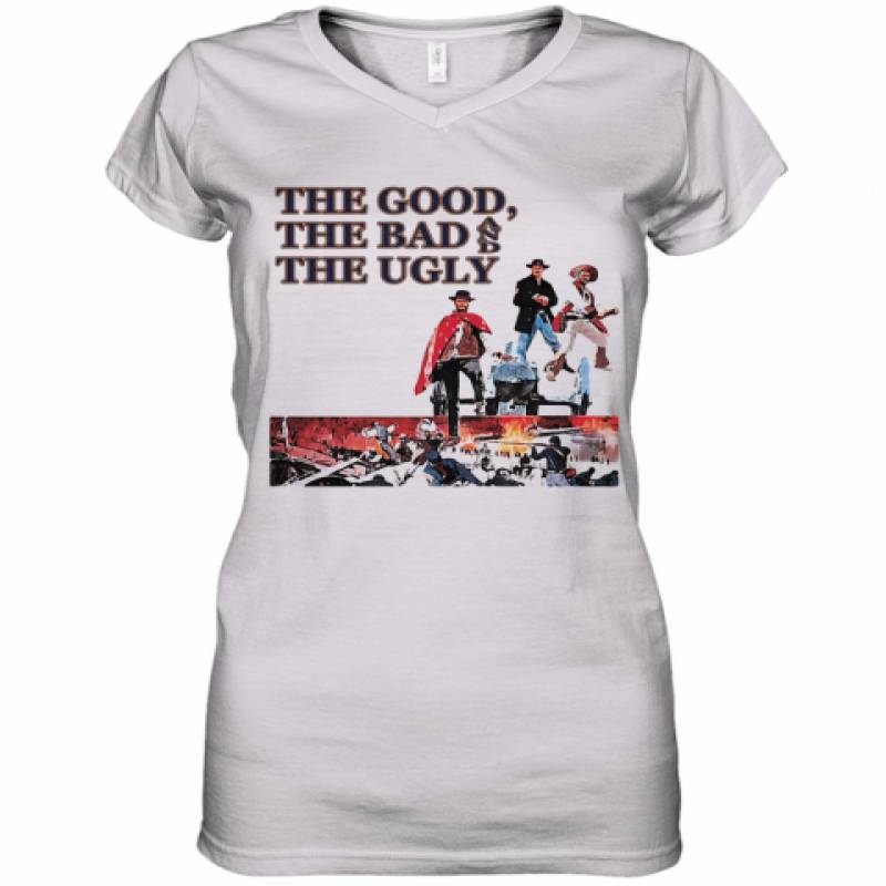 Clint Eastwood The Good The Bad And The Ugly Women's V-Neck T-Shirt