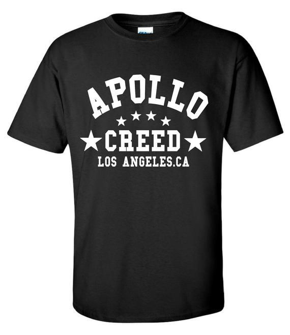 Apollo Creed Rocky Balboa Movie Brooklyn Boxing Legend Gym Training Shirt