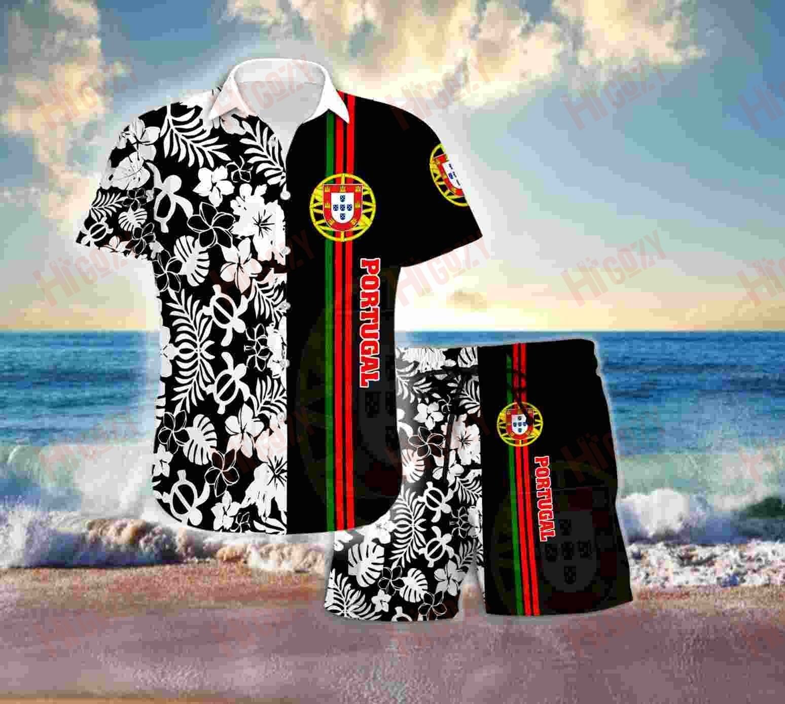 Portugal Hawaiian Shirts Ha15635