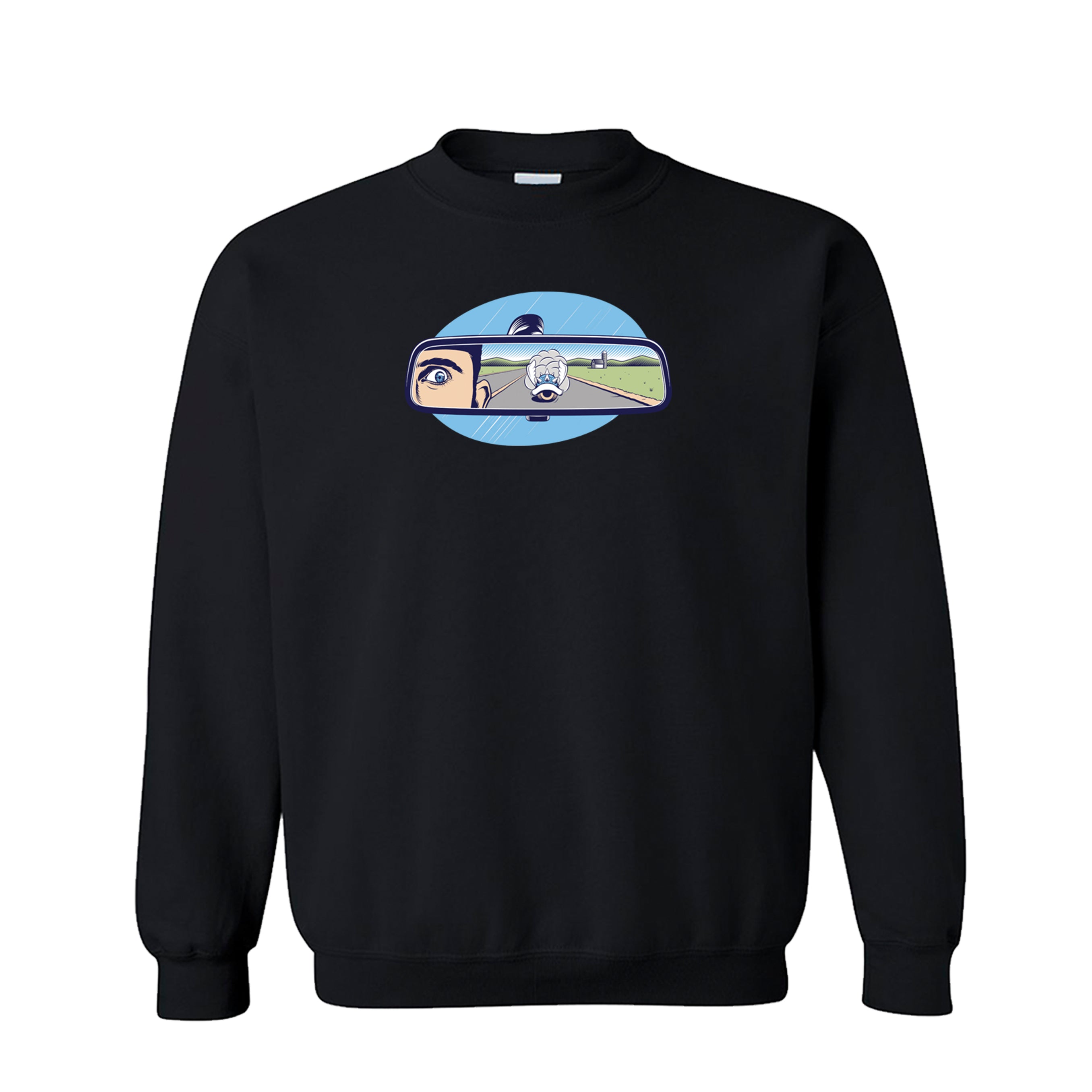 Incoming Blue Spiny Shell Mario Kart Unisex Crew Neck Sweatshirt