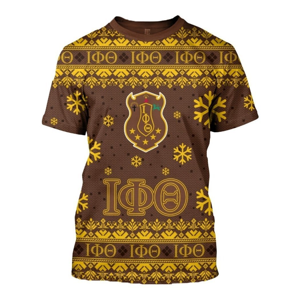 Greek Life T-Shirt – Brotherhood Iota Phi Theta Christmas T-Shirt J5