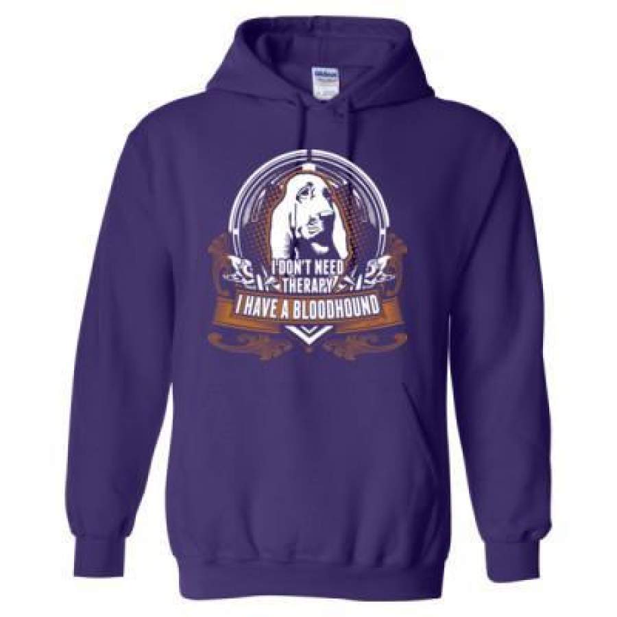 AGR I Dont Need Therapy I Have A Bloodhound – Heavy Blend™ Hooded Sweatshirt