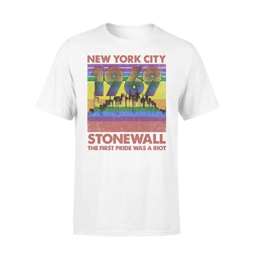 New York City 1969 Stonewall The First Pride Was A Riot Lgbt Pride Vintage T-shirt