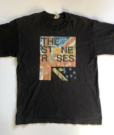 Chic Vtg The Stone Roses Shirt Shoegaze Smiths Oasis Mondays Fashion S Shirt From Top S Shirt