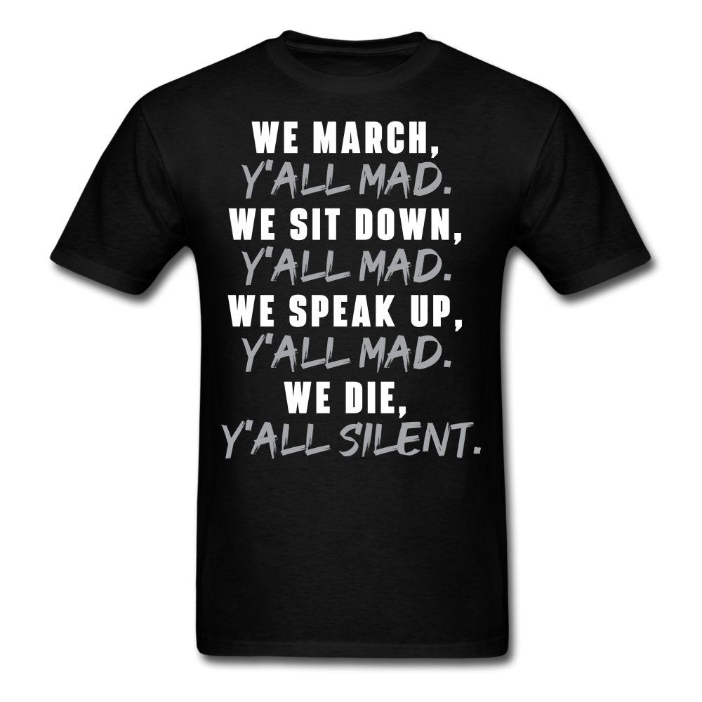 We March – Black History & African Roots Afro Empowerment Gift – Unisex Classic T-Shirt