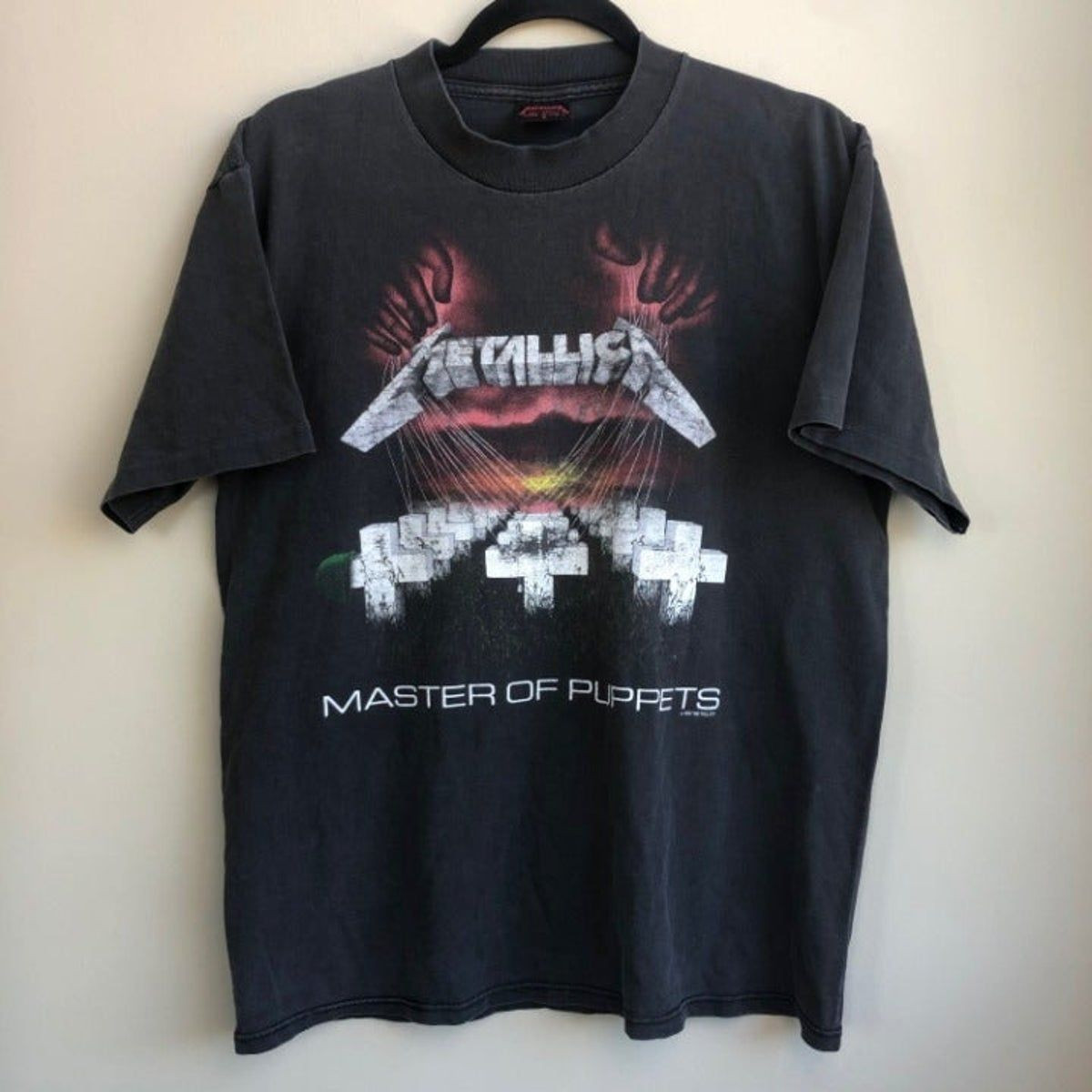 80S Metallica Master Of Puppets Tee Shirt