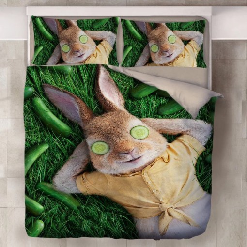 Peter Rabbit 6 Duvet Cover Pillowcase Home Decor 3D Bedding Set 1168