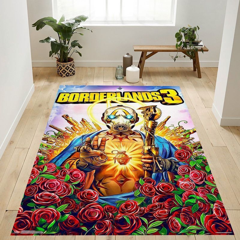 Borderlands 3 Key Art Area Rug Living Room And Bed Room Rug Christmas Gift Us Decor