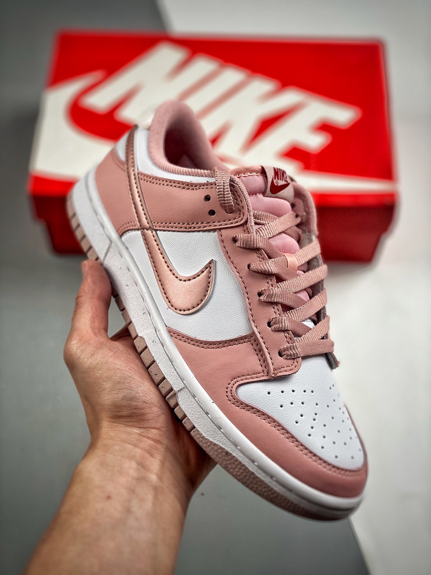 Nike Dunk Low Pink GlazeWhitePomegranate DO6485-600 5339282