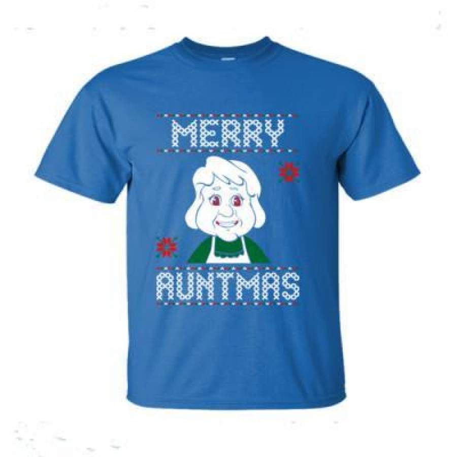 AGR Merry Auntmas Ugly Christmas Sweater – Ultra-Cotton T-Shirt