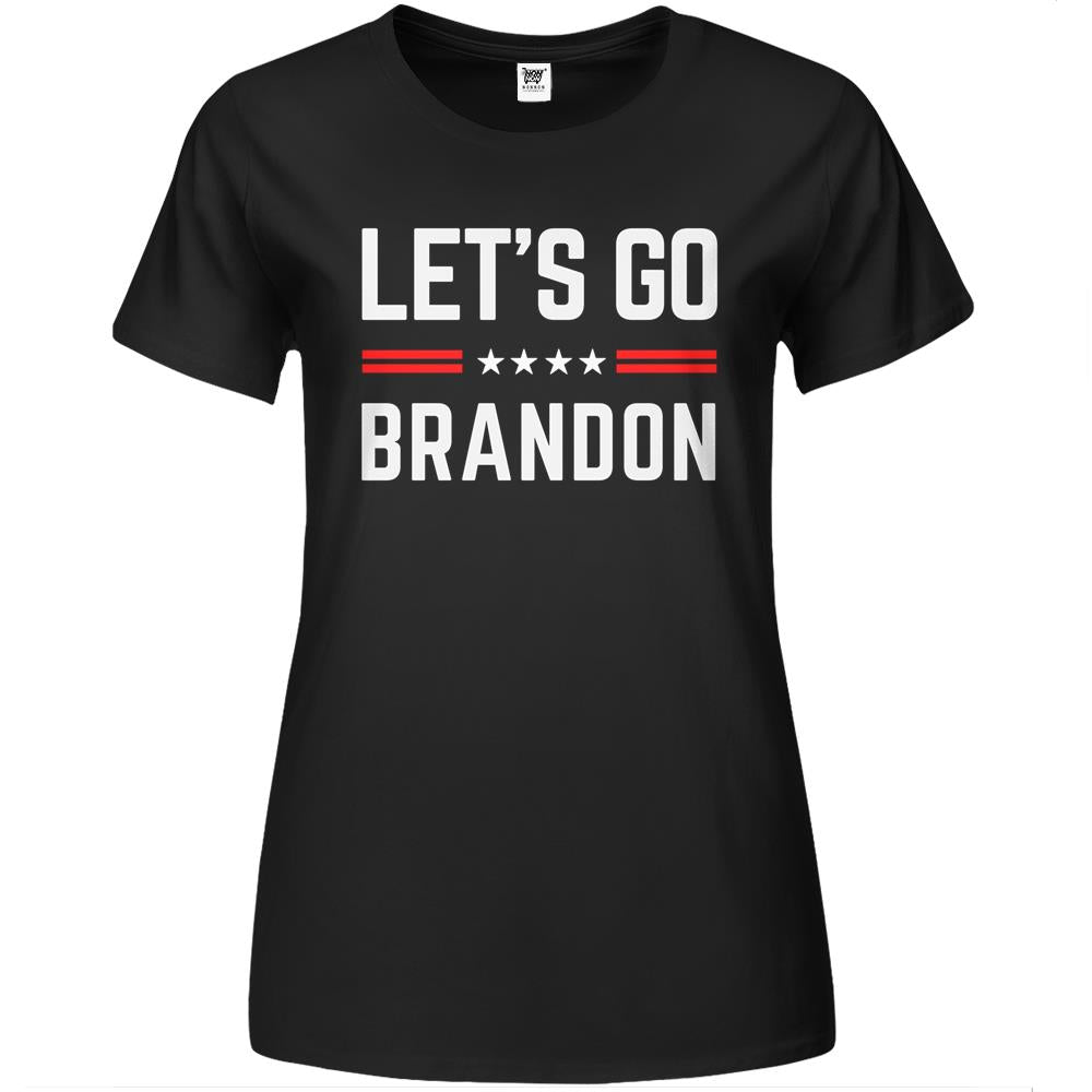 Let’S Go Brandon Conservative Us Flag Merica Gift Premium Womens T Shirts