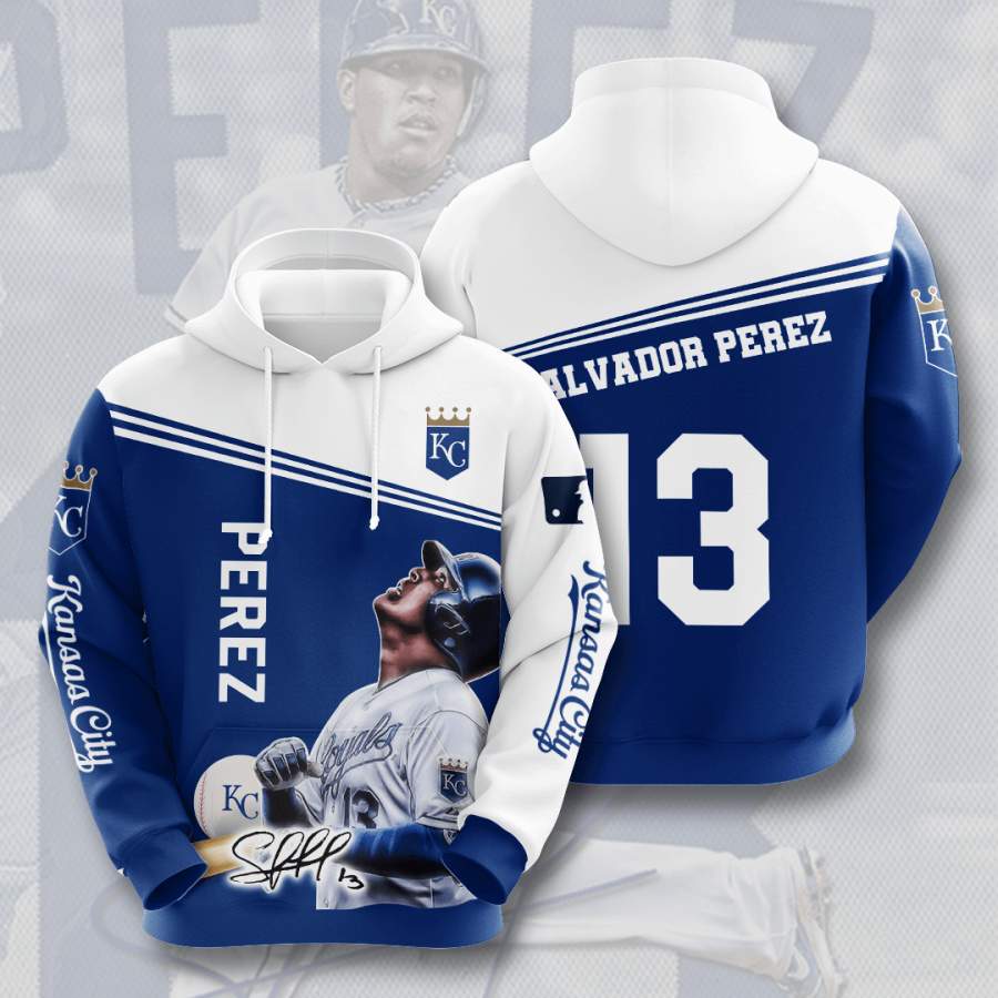 Kansas City Royals Salvador Perez Hoodie Unisex 3D All Over Print