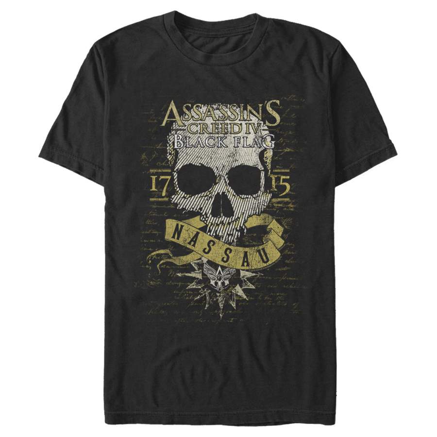 Assassin’s Creed Men’s Flag Skull  T Shirt