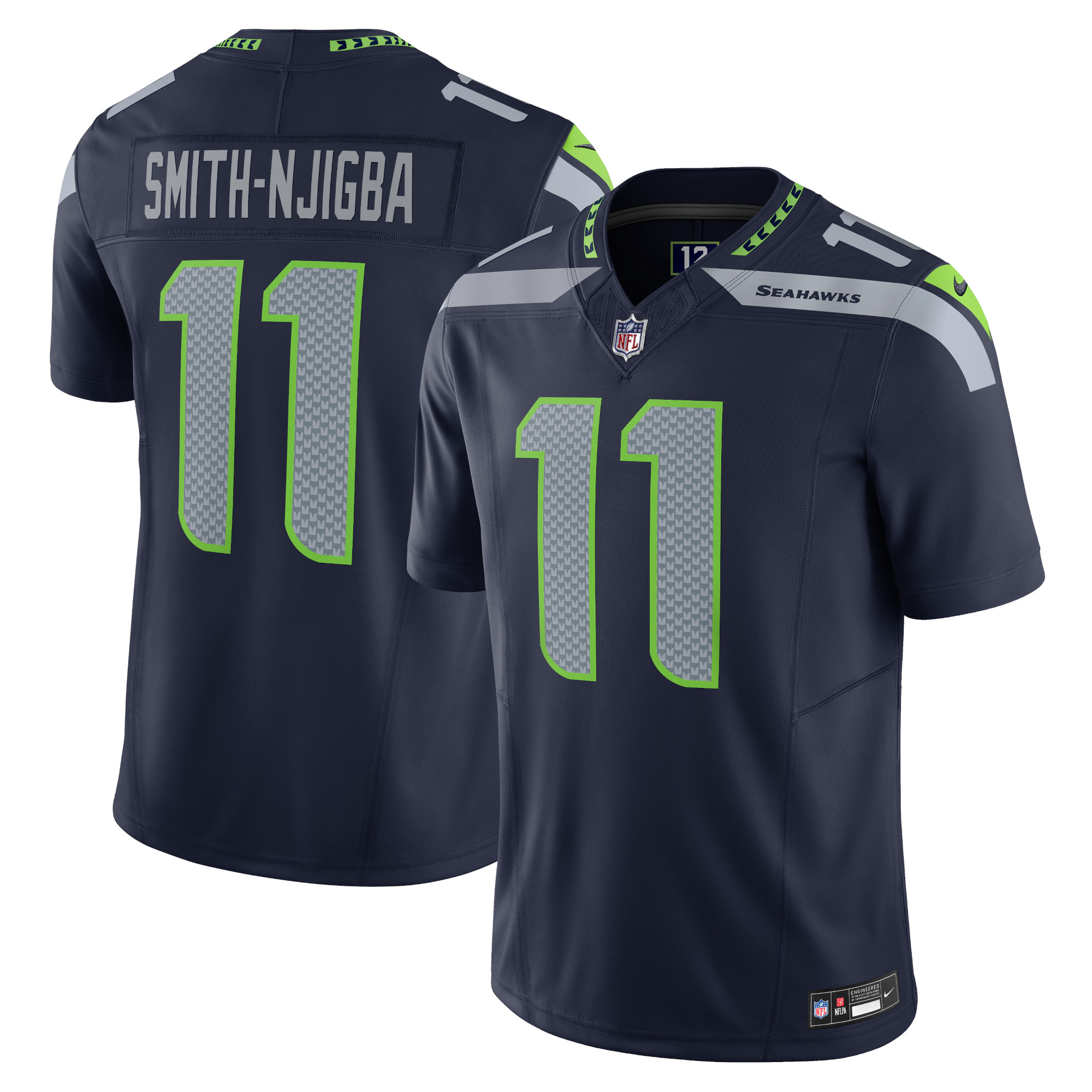 Men’s Seattle Seahawks Jaxon Smith-Njigba Navy Vapor F.U.S.E. Limited Jersey