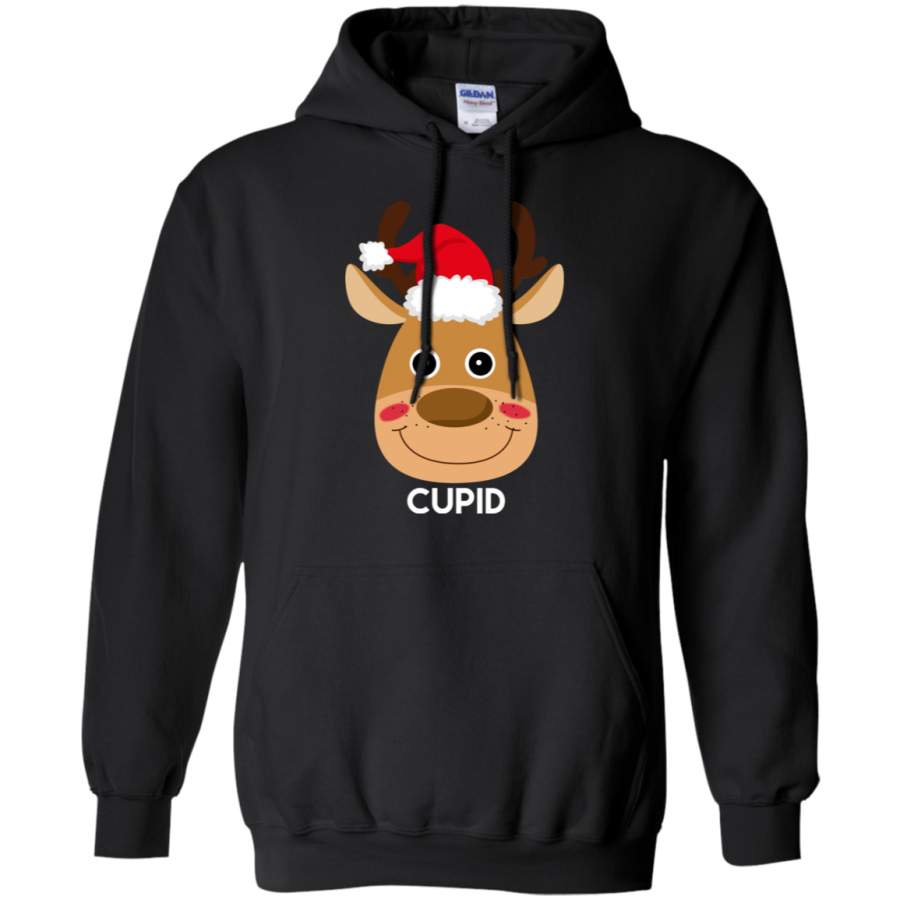 Santa Reindeer Cupid Christmas Hoodie Gift Idea
