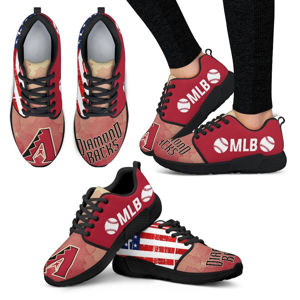 Awesome Fashion Arizona Diamondbacks Shoes Athletic Sneakers