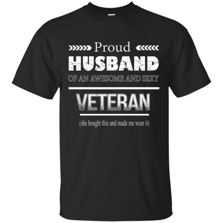 Proud Husband Of An Awesome Veteran T-Shirt, Hoodie, Tank