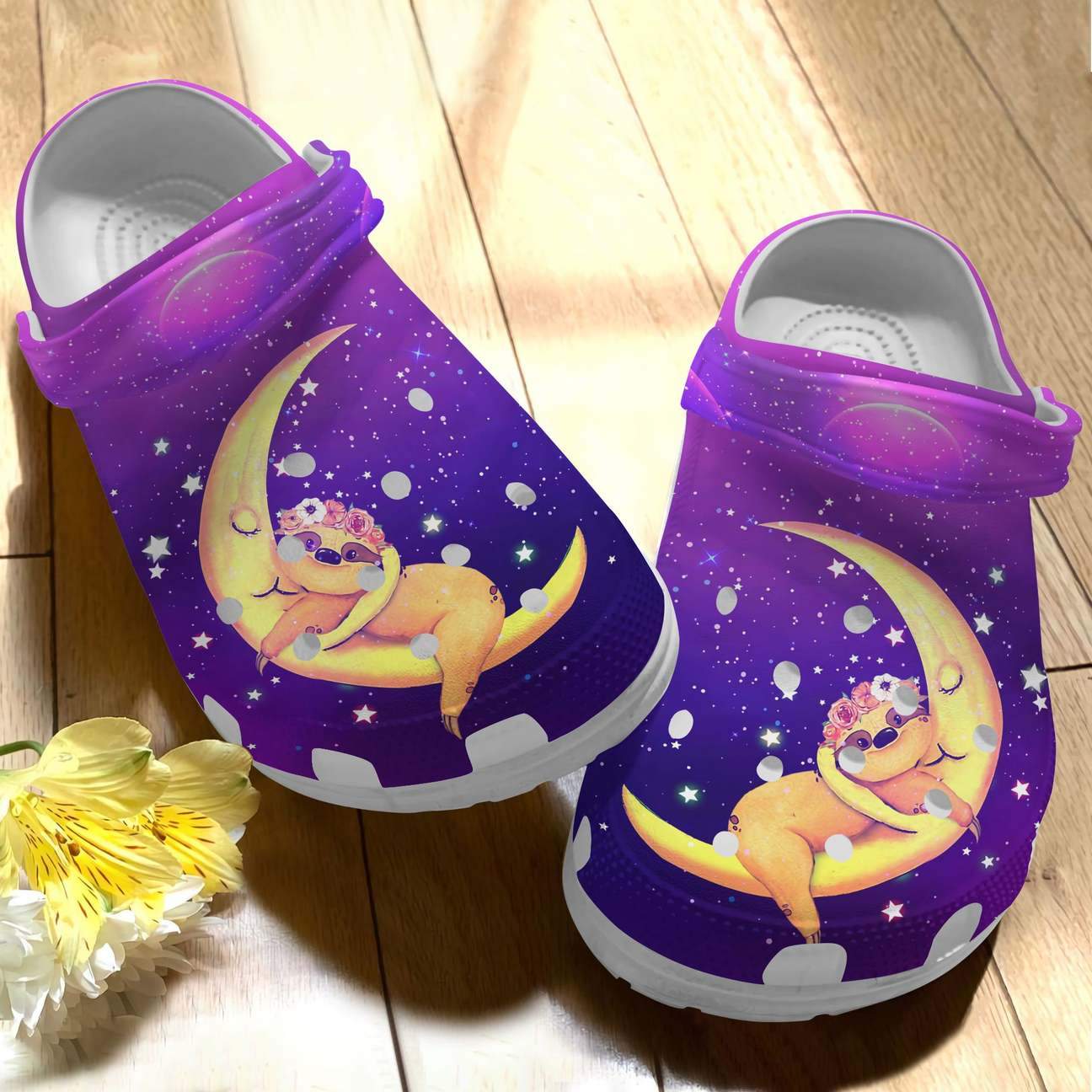 Sloth Personalized Clog, Custom Name, Text, Color, Number Fashion Style For Women, Men, Kid, Print 3D Sloth Lovers