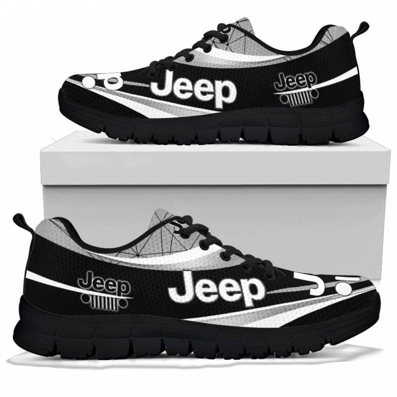 3D Printed Jeep- BDA Sneakers Ver1 For Men & Women (Black)