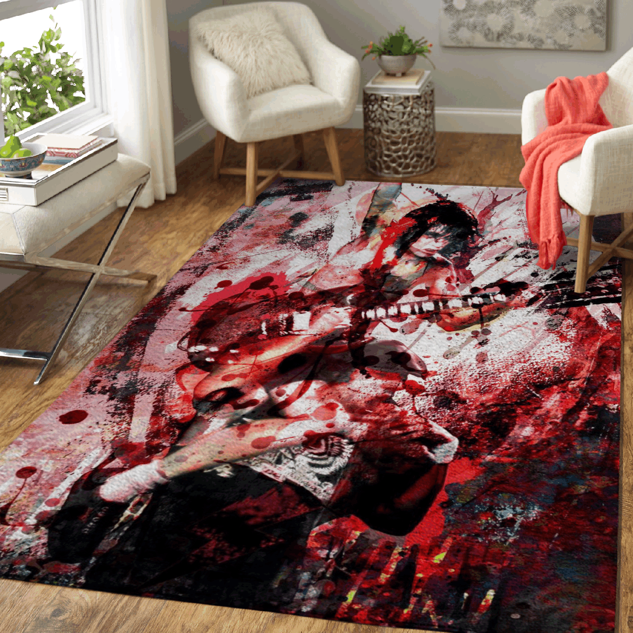 AC DC Artwork – Music Art For Fans Area Rug Carpet