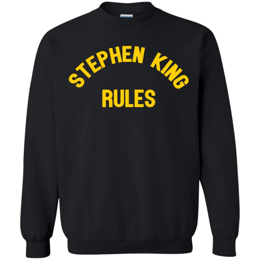 AGR Stephen King Rules Book Lover Sweatshirt