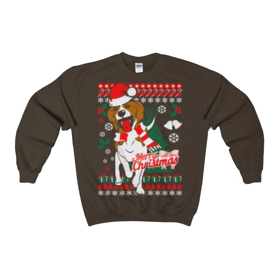 Beagle Dog Ugly Christmas Sweatshirt Holiday Xmas