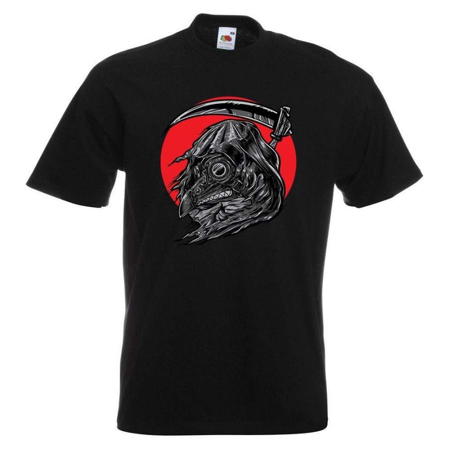 Reaper Bird Angel Grim Dead Death Scythe Steampunk Art Mens Printed T Shirt
