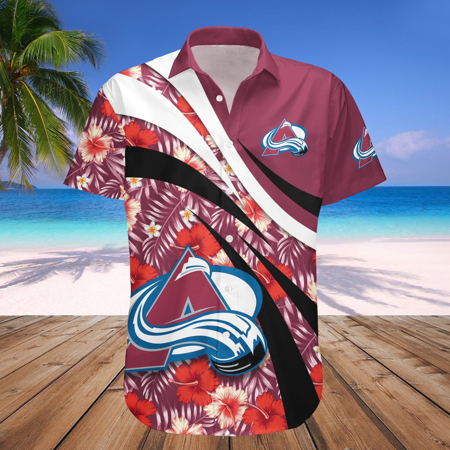 Colorado Avalanche Hawaii Shirt Hibiscus Sport Style – Nhl