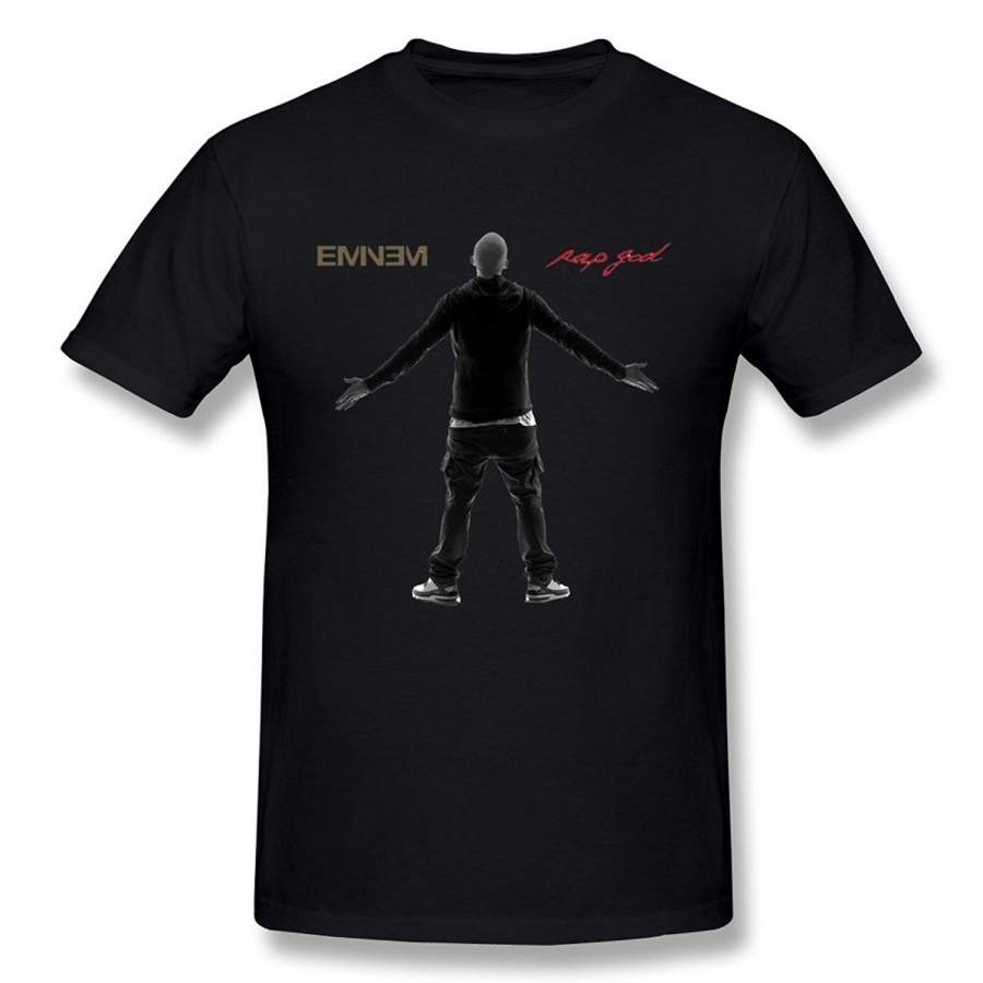 Men’S Rap God Eminem T Shirt Deepheather Loose Short Sleeve Summer Fashion Men’S T-Shirt