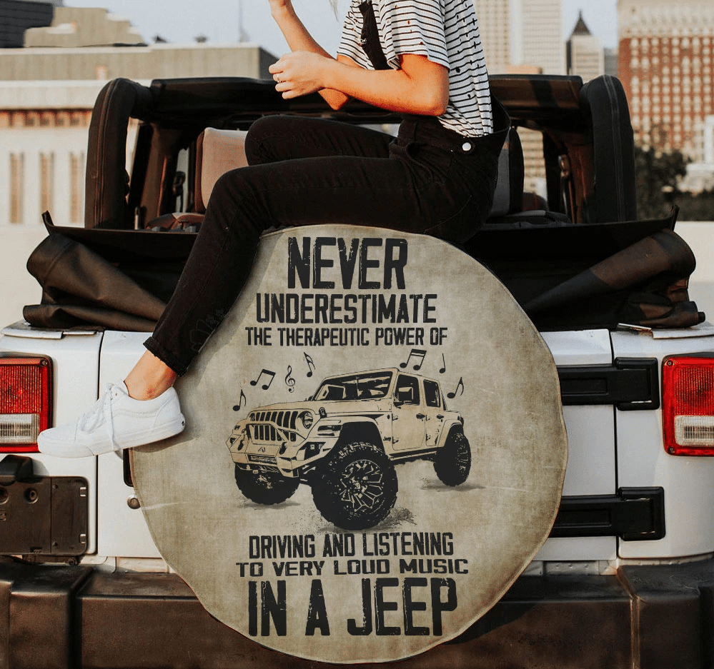 Driving And Listening To Very Loud Music In A Jp Vintage Spare Tire