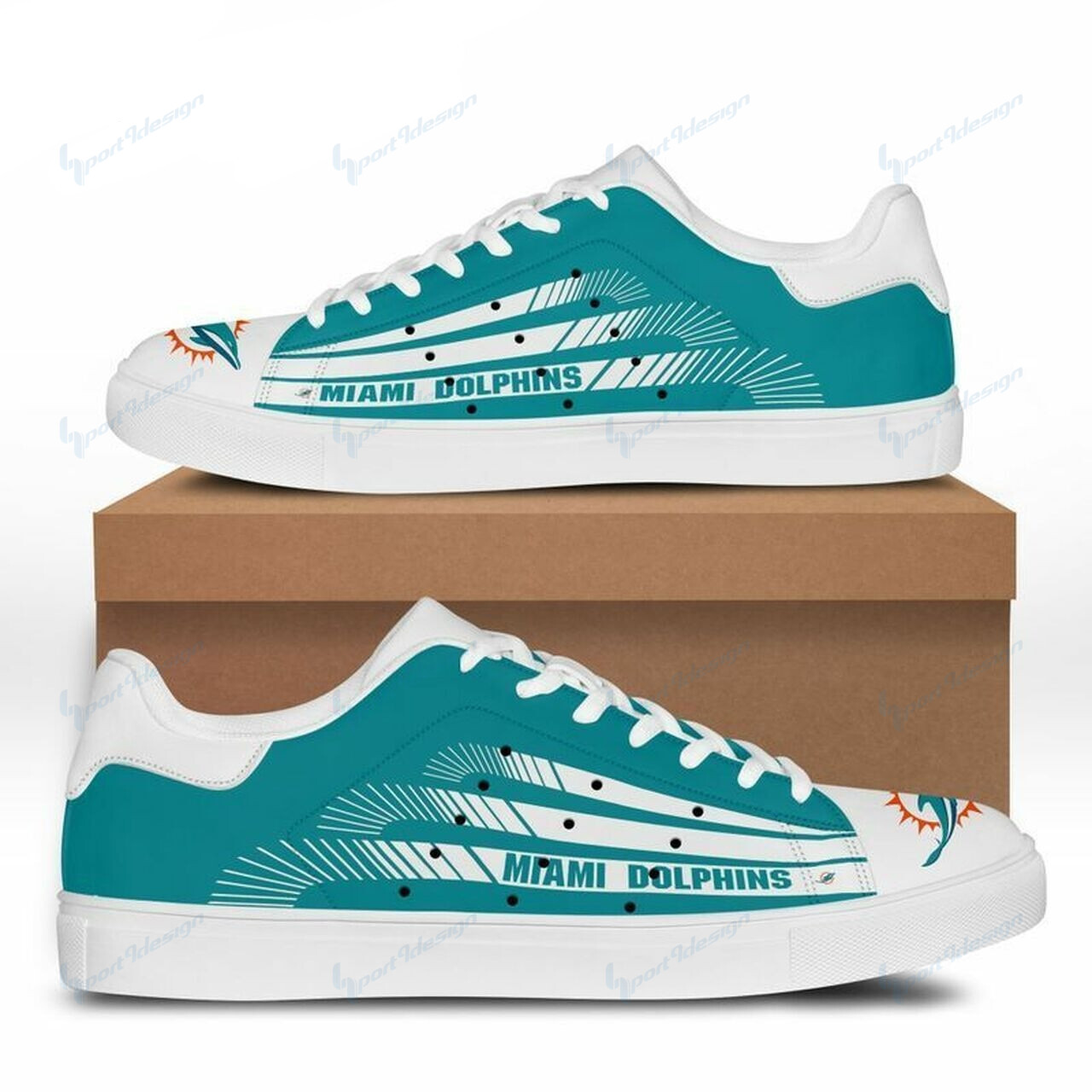 Miami Dolphins Ss Custom Sneakers Bg52