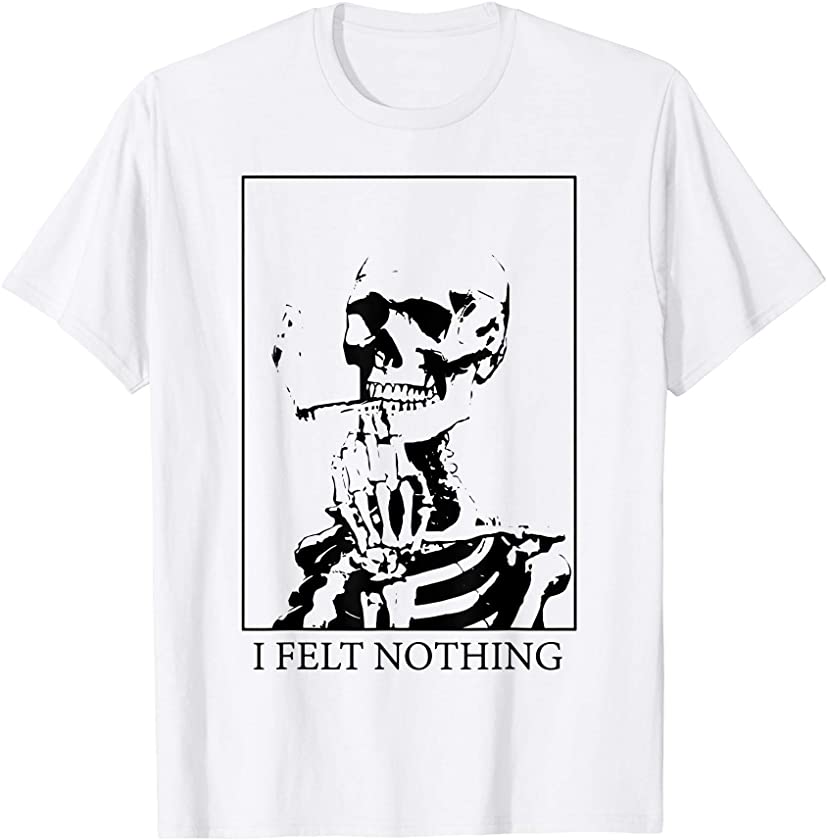 Alternative Clothes Aesthetic Goth Women – I Felt Nothing T-Shirt