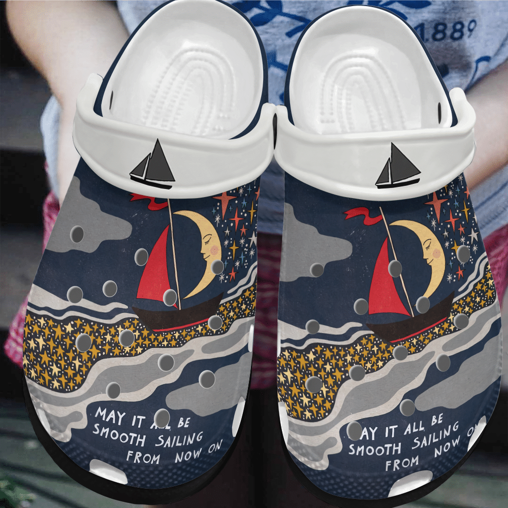 Sailing Personalized Clog, Custom Name, Text, Color, Number Fashion Style For Women, Men, Kid, Print 3D Milky Way