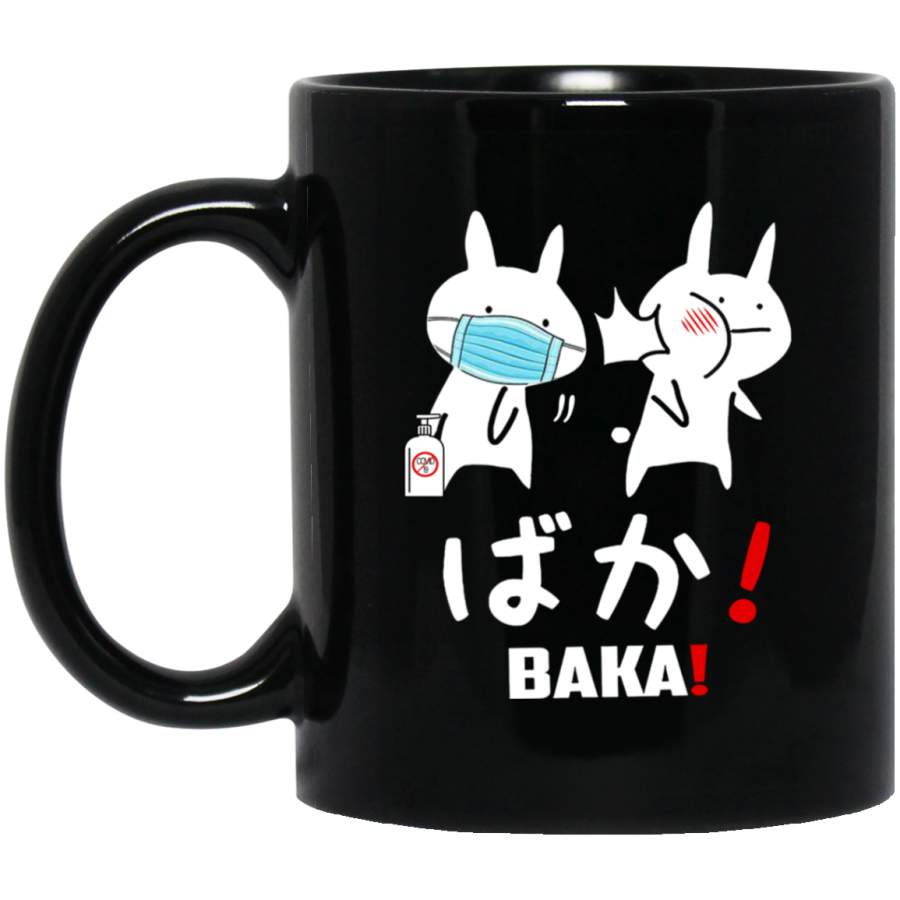 Anime Baka Rabbit Slap Japanese Funny Quarantine Mug Cup Coffee