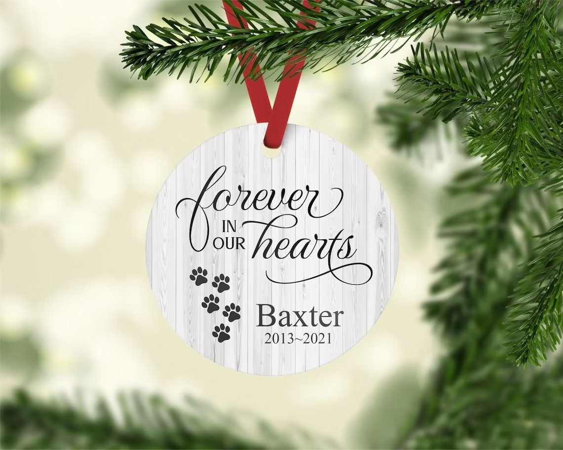 Pet Memorial Ornament Pet Loss Ornament Christmas Tree Decoration Christmas Home Decor